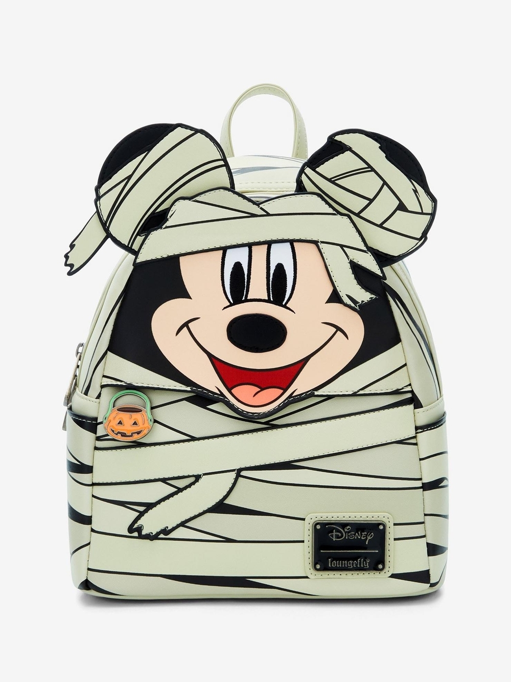 NEW LOUNGEFLY Disney Mickey Mummy Glow-in-the-dark Backpack